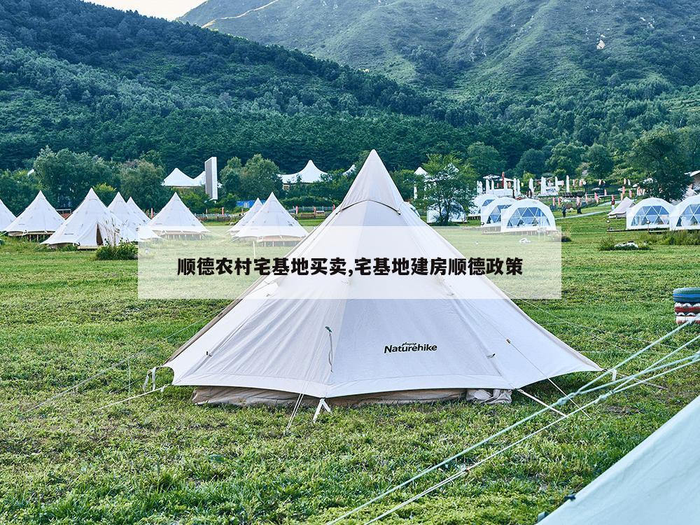 顺德农村宅基地买卖,宅基地建房顺德政策